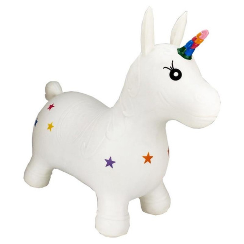 "Happy Hopperz - White Unicorn"