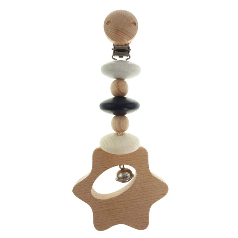 "Hess-Spielzeug - Pram Hanger Natural Black"