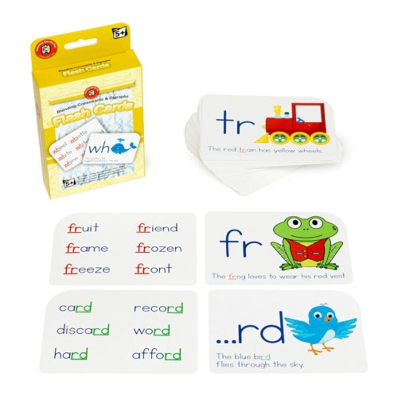 "Learning Can Be Fun - Flash Cards - Blending Consonants & Digraphs"