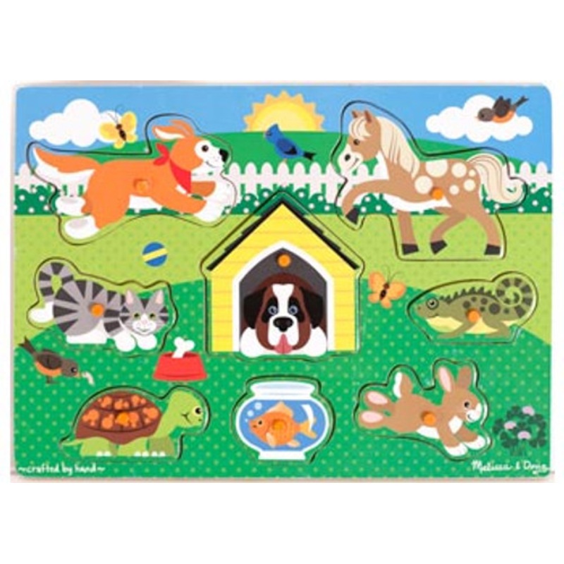 "Melissa & Doug - Pets Peg Puzzle 2+"