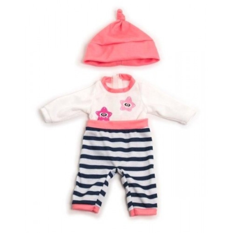 "Miniland Clothing 32cm - Pink Winter Pyjamas"