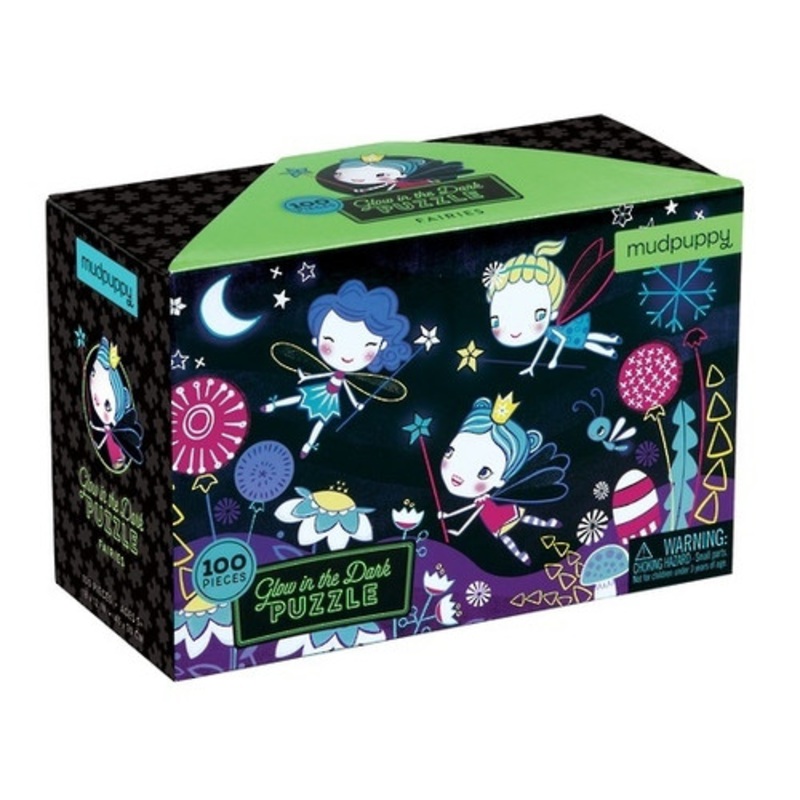 "Mudpuppy - Glow Puzzle: Fairies 100pc"