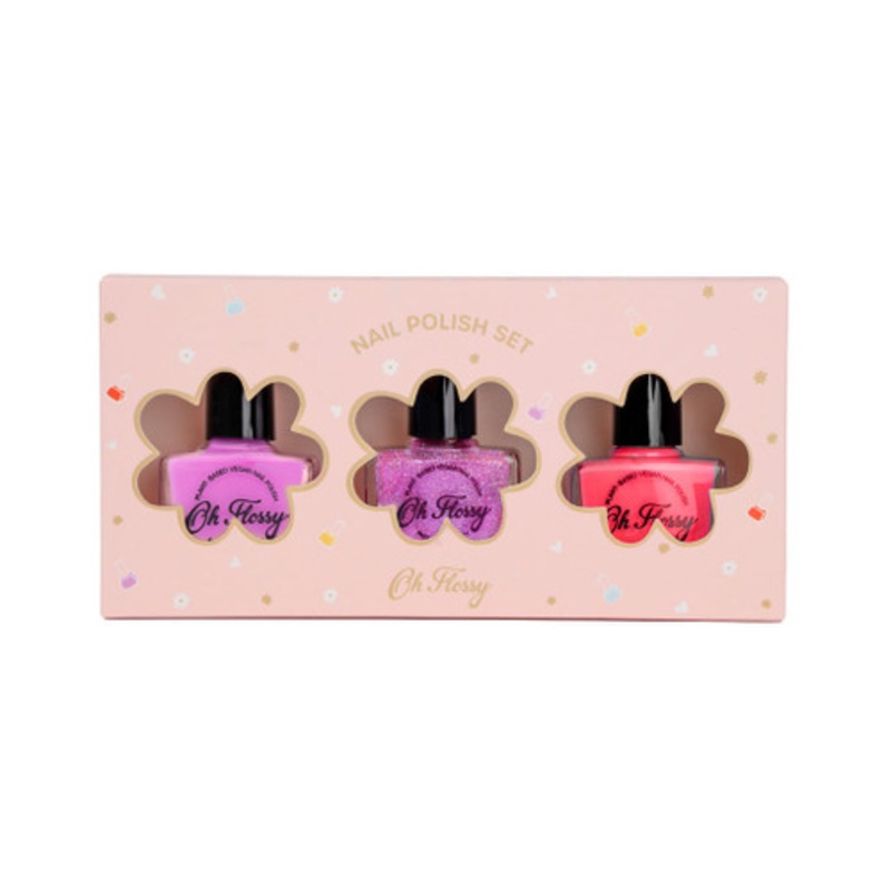 "Oh Flossy - Pink Pamper Nail Polish Set"