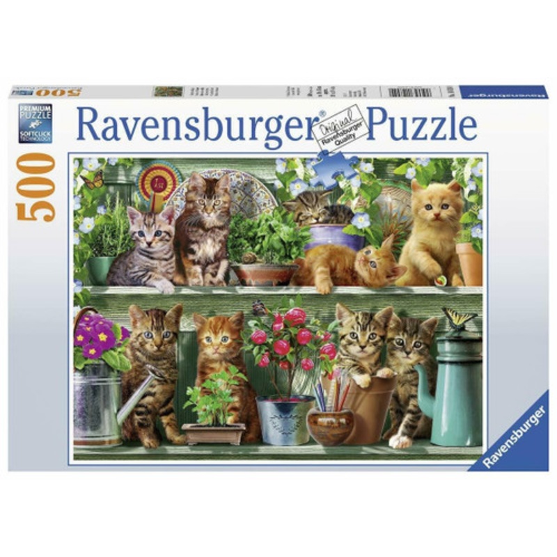 "Ravensburger 500pc - Cats on the Shelf Puzzle v2"