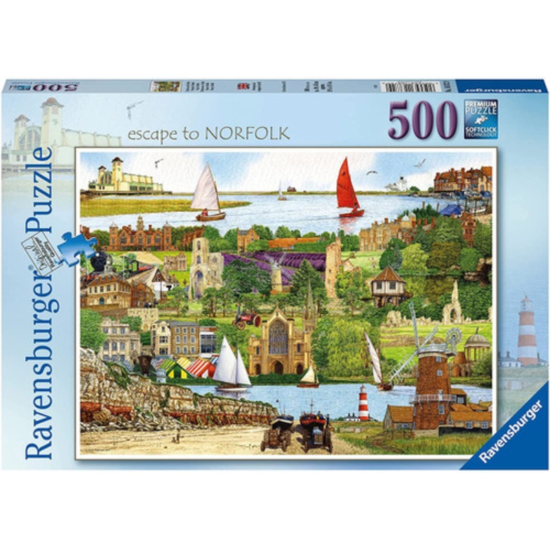 "Ravensburger 500pc - Escape to Norfolk Puzzle"