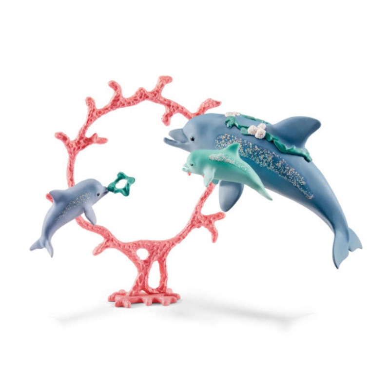 "Schleich Bayala - Dolphin Mum with Babies 41463"
