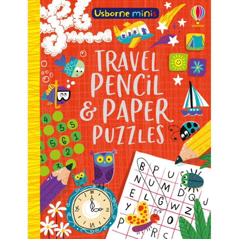 "Usborne - Mini Books:  Travel Pencil & Paper Puzzles"