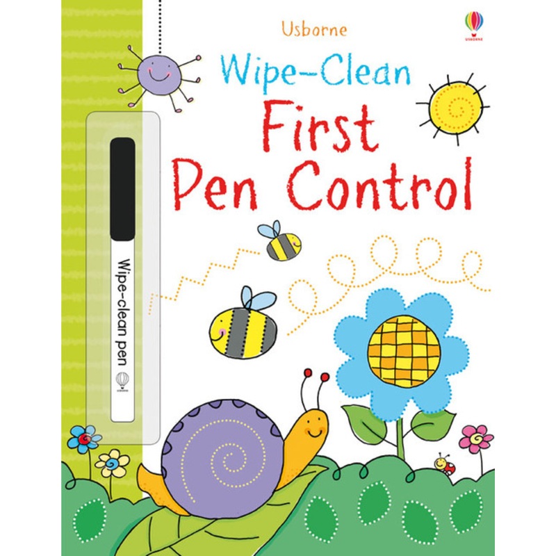 "Usborne Wipe-Clean First Pen Control"