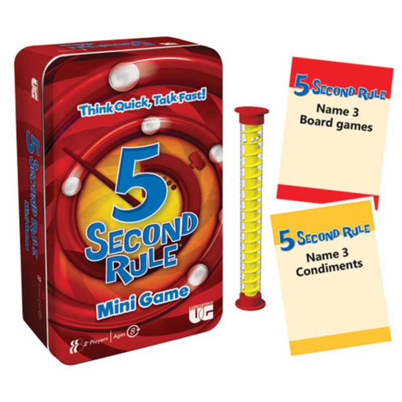 "5 Second Rule Board Game in Tin"
