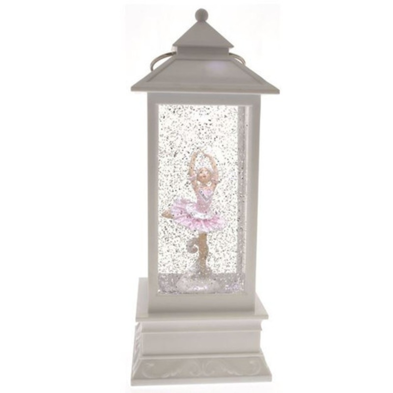 "Cotton Candy - White Lantern with Ballerina Dancing"