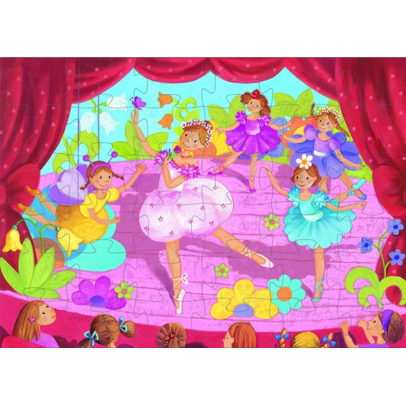 "Djeco Ballerina Silhouette Puzzle 36pce"