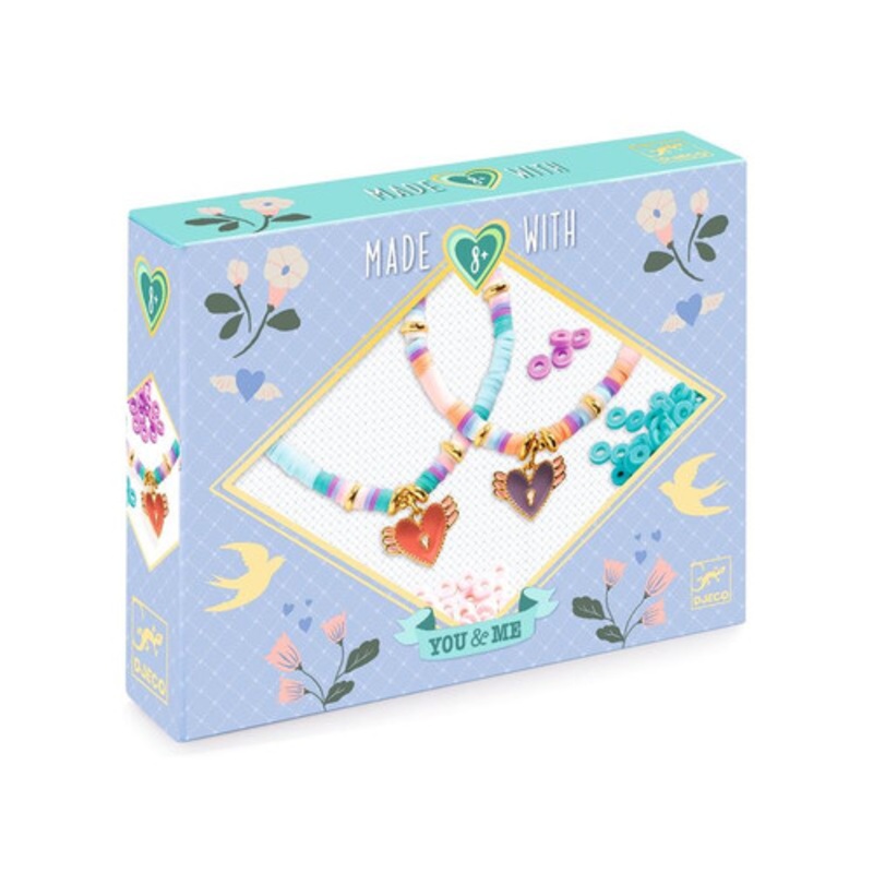"Djeco - You & Me - Heishi Hearts Beads Set"