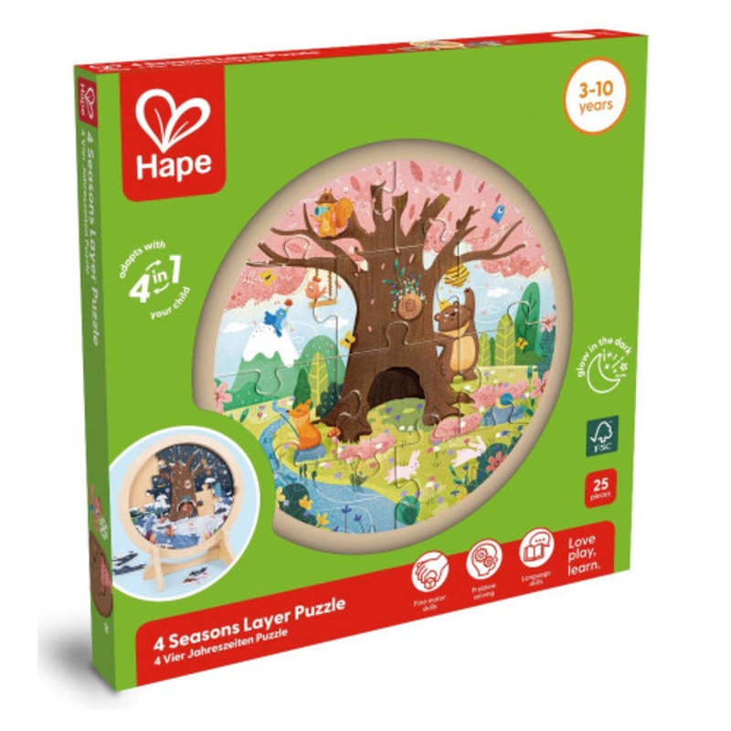 "Hape - 4 Seasons Layer Puzzle"
