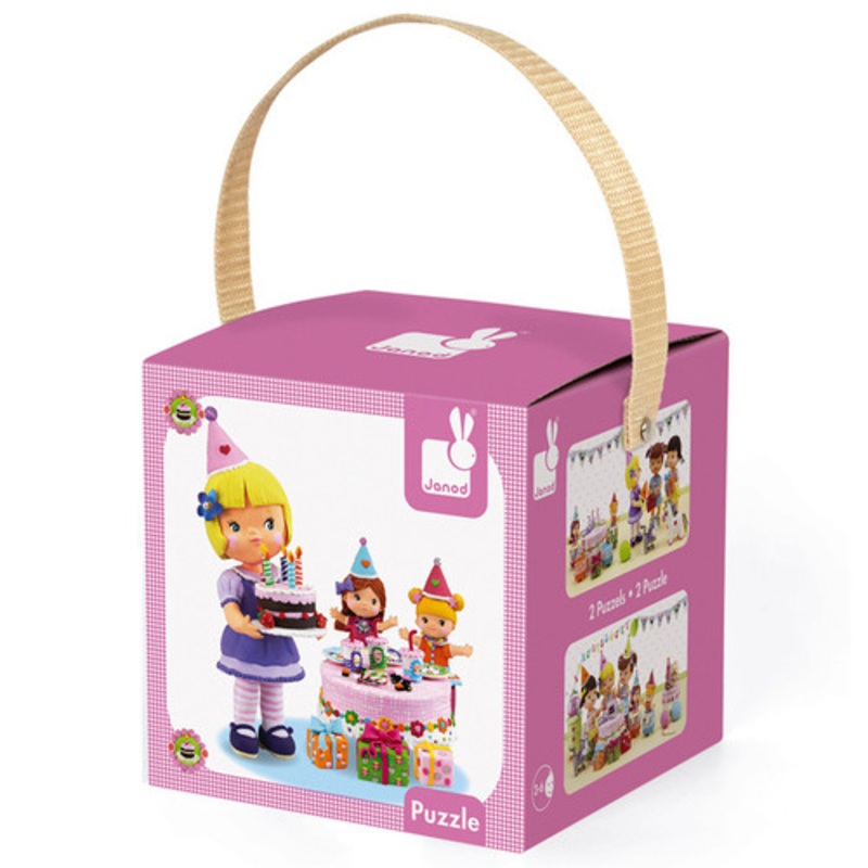 "Janod - Juliette's Birthday Duo Puzzle *Faded packaging*"