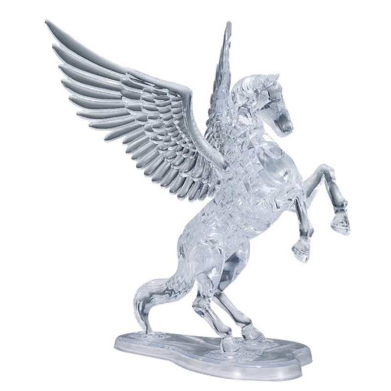 "Crystal Puzzle 3D - Flying Horse"