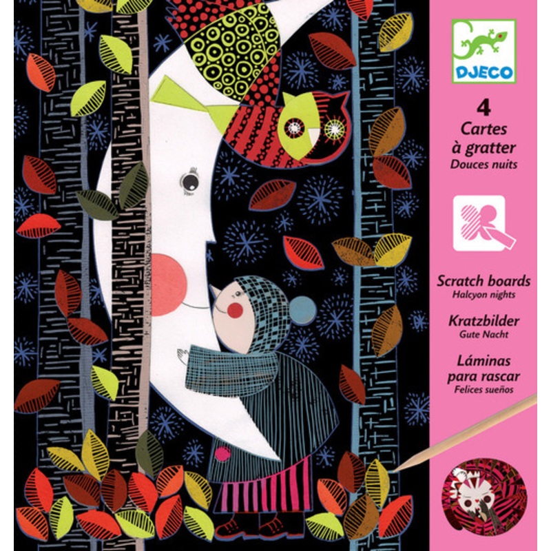 "Djeco - Halcyon Nights Scratch Cards"