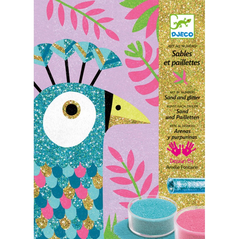 "Djeco Sand Art Dazzling Birds"