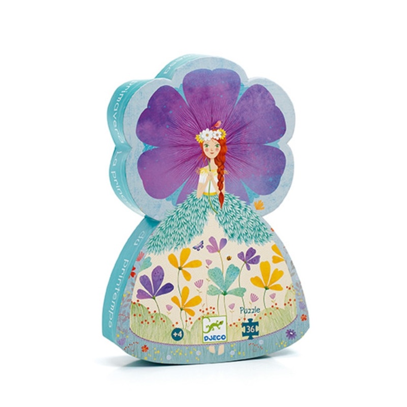 "Djeco The Princess Of Spring Silhouette Puzzle 36pc"