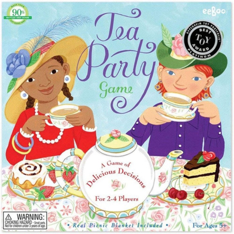 "eeBoo - Tea Party Spinner Board Game"