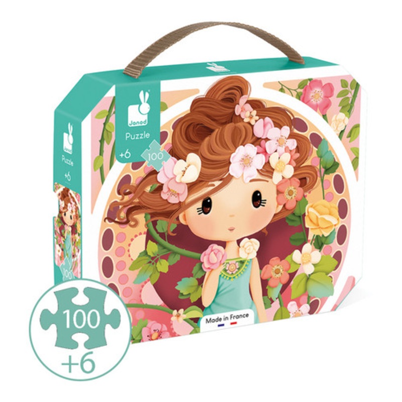 "Janod - Inspired By Mucha Puzzle 100pc"