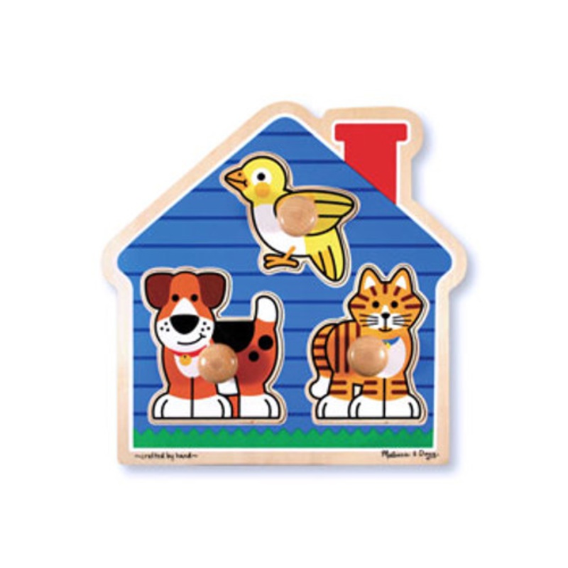 "Melissa & Doug - House Pets Knob Puzzle"