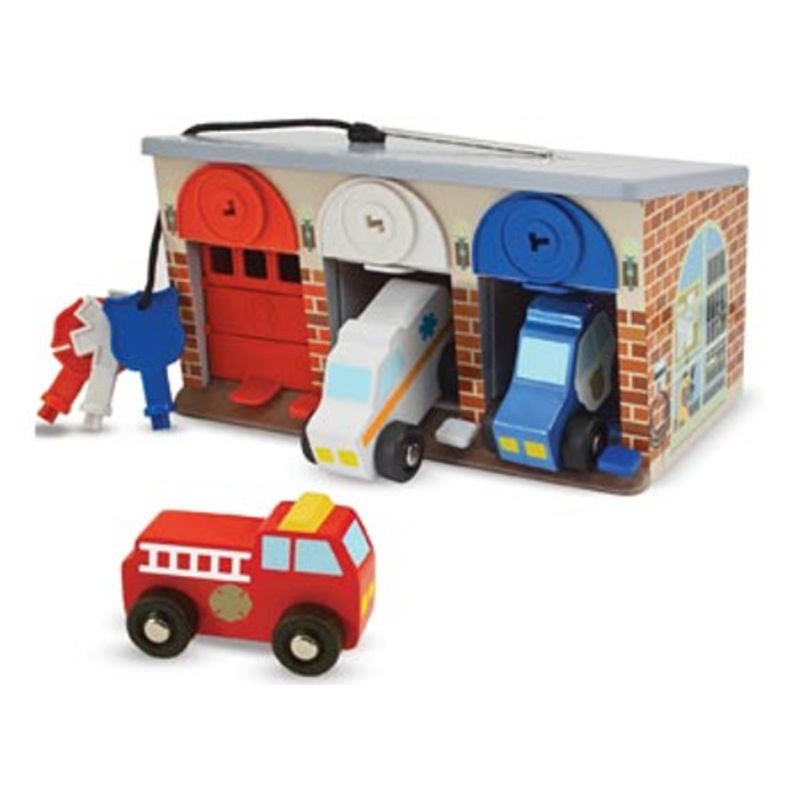 "Melissa & Doug - Lock and Roll Rescue Truck Garage"