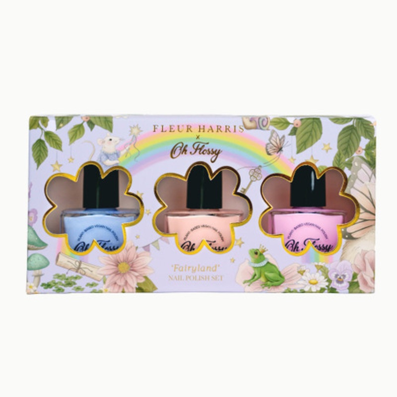 "Oh Flossy x Fleur Harris - Fairyland Collection Nail Polish Set"