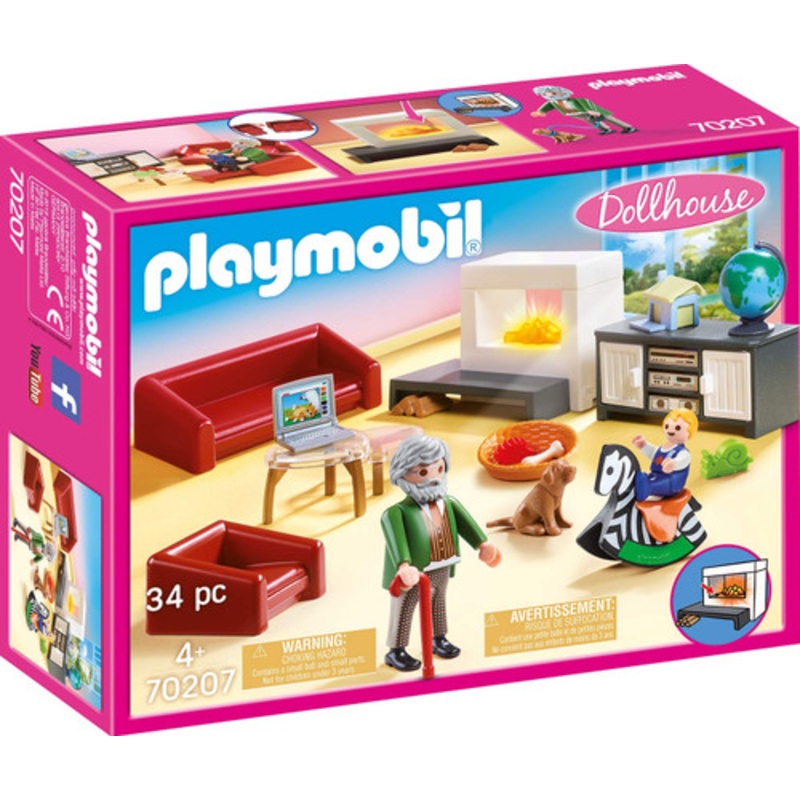 "Playmobil Dollhouse - Comfortable Living Room 70207"
