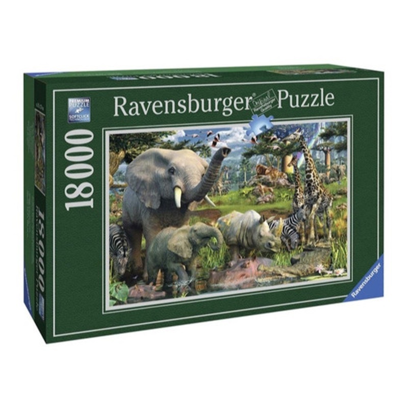 "Ravensburger 18000pc - At the Waterhole Puzzle"