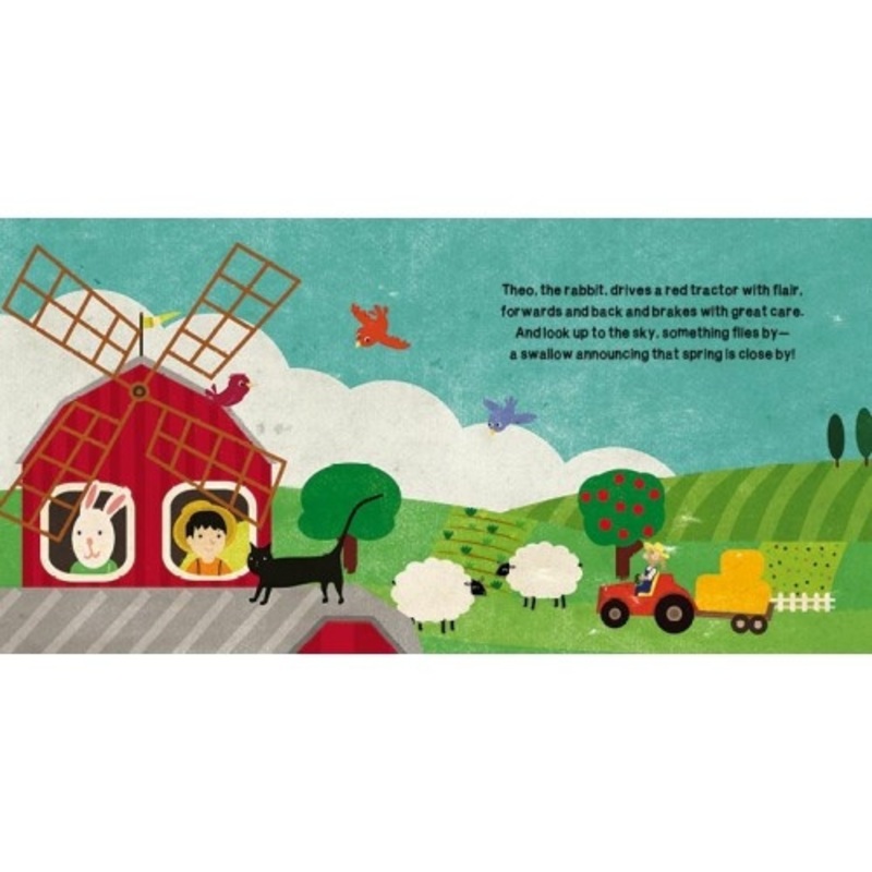 "Sassi Book and Giant Puzzle - Farm 30pc"