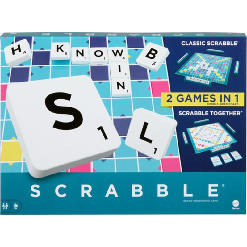 "Scrabble Board Game - Double Sided Board"