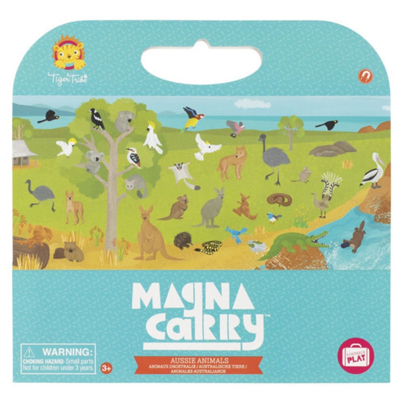 "Tiger Tribe Magna Carry Playbook - Aussie Animals"