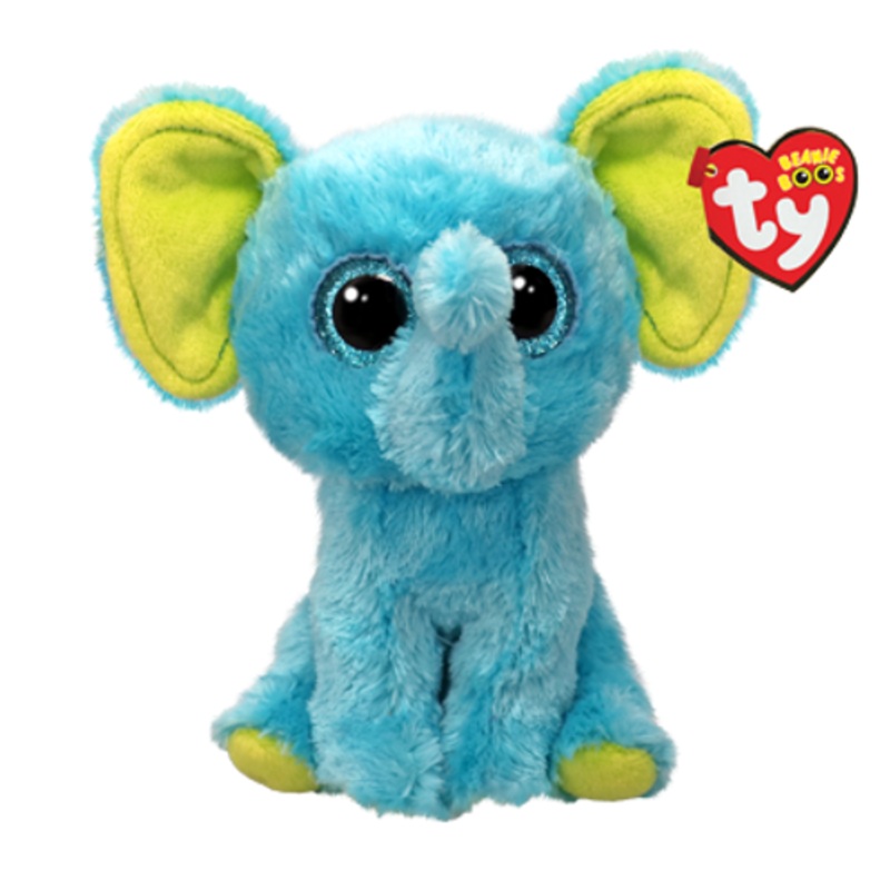 "TY Beanie Boos Regular - Trunkles the Blue Elephant"