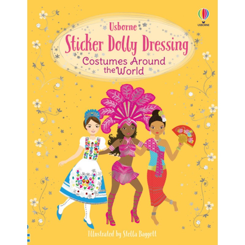 "Usborne - Sticker Dolly Dressing - Costumes Around the World"