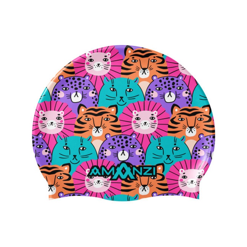 "Amanzi - Wild Catz Swim Cap"