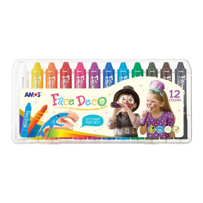 "Amos- Face Decoration 12 Pack"