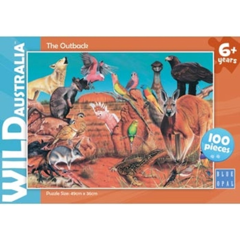"Blue Opal 100pc puzzle - The Outback"