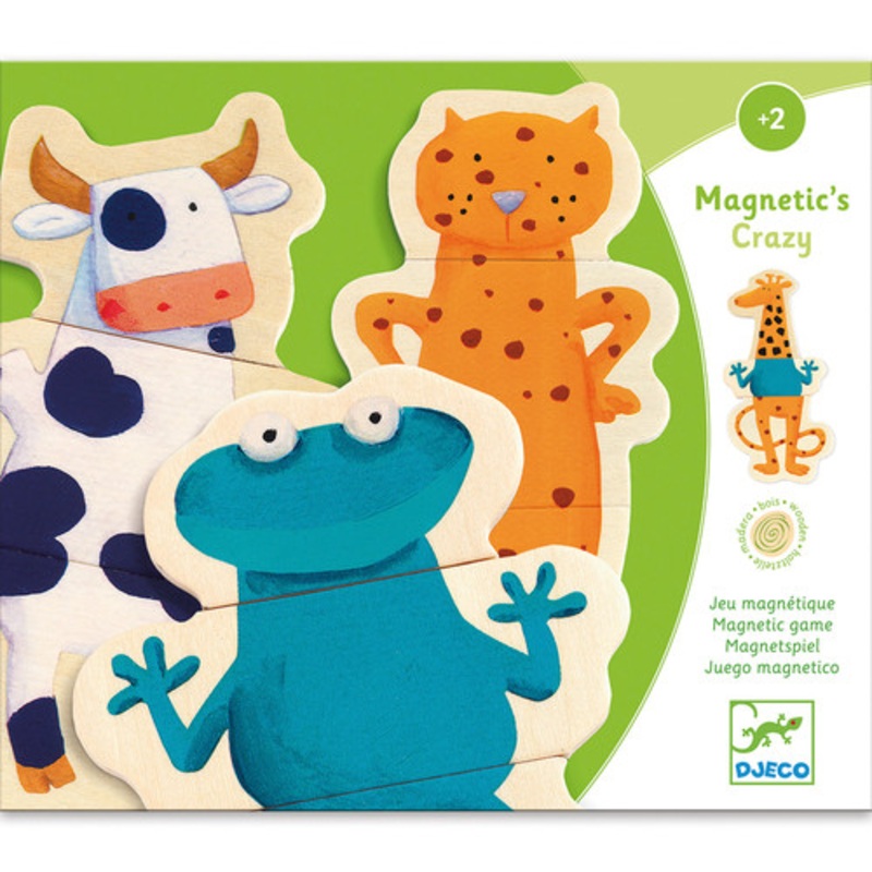 "Djeco - Crazy Animals Magnets Set"