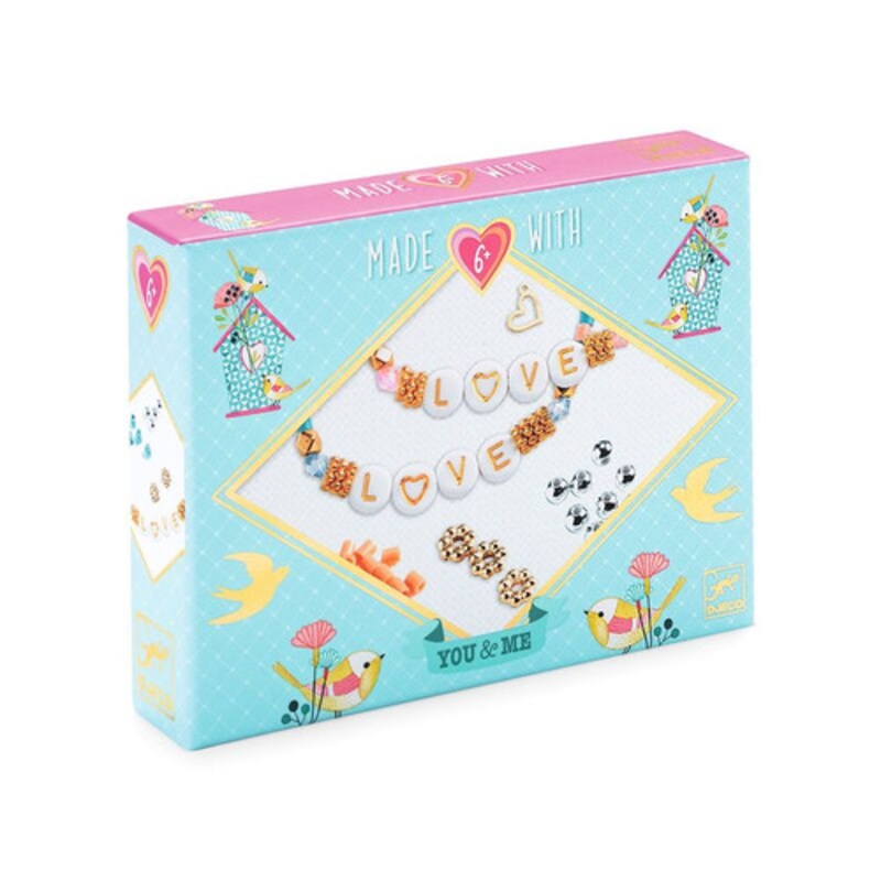 "Djeco - You & Me - Letter Threading Beads Set"