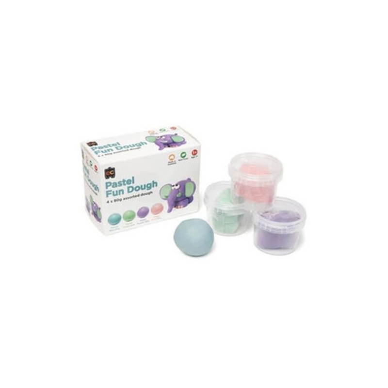 "Educational Colours - Pastel Fun Dough 4pk"