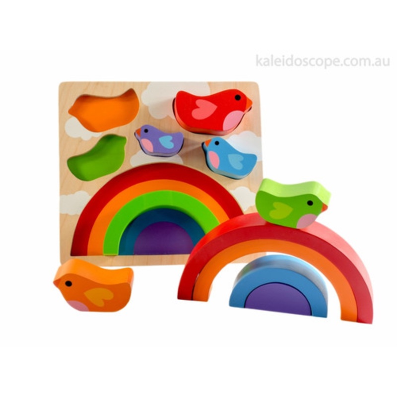 "Kiddie Connect - Bird And Rainbow Puzzle"