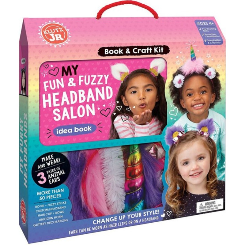 "Klutz Jr -  My Fun & Fuzzy Headband Salon"