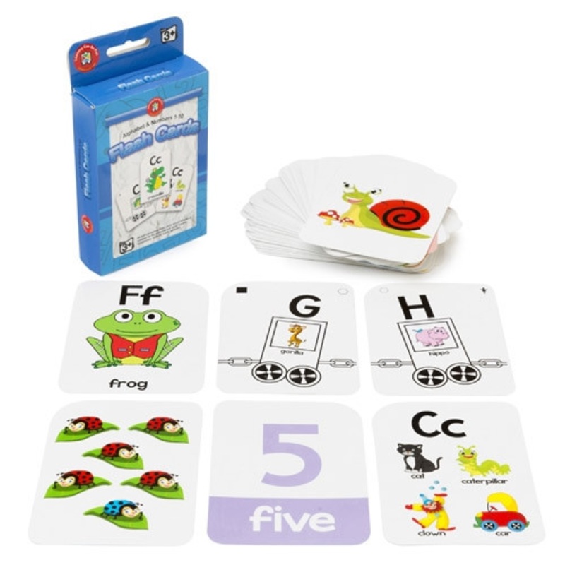 "Learning Can Be Fun - Flash Cards - Alphabet and Numbers 1-10 Flash Cards"