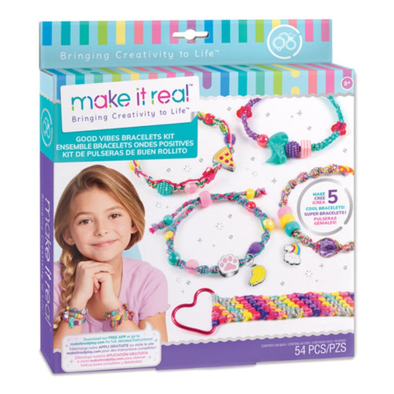"Make It Real - Good Vibes Bracelet Kit"
