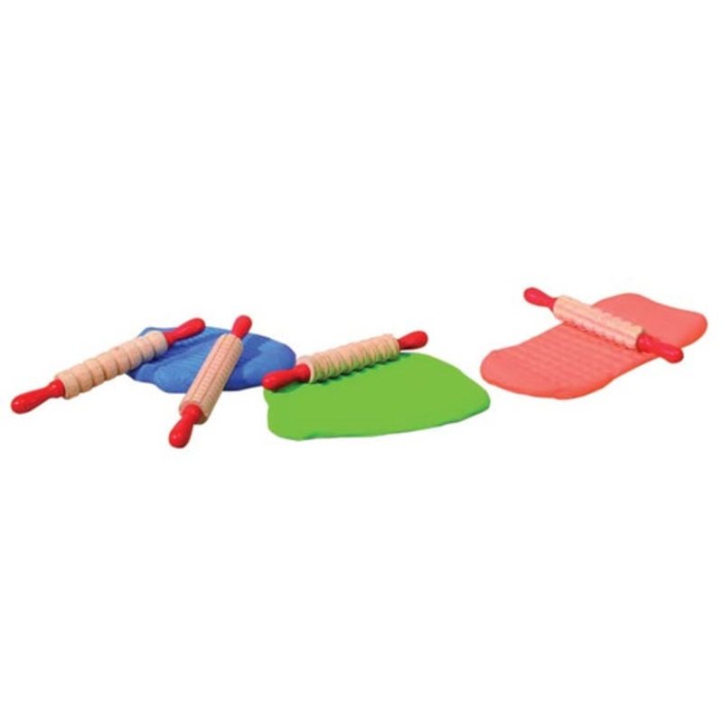 "Mini Pattern Rolling Pins 6pce 19cm"