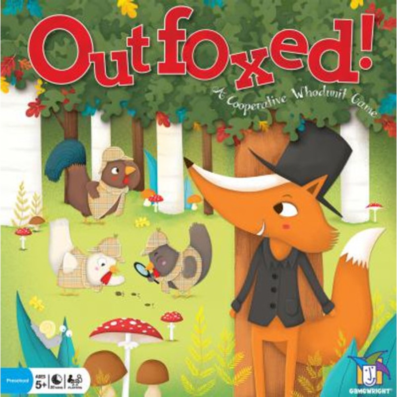 "Outfoxed! - A Cooperative Whodunit Game- by Gamewright"