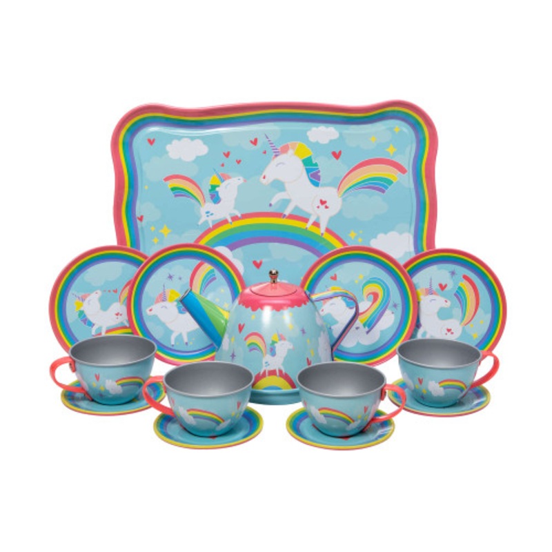 "Schylling - Unicorn Tin Tea Set"