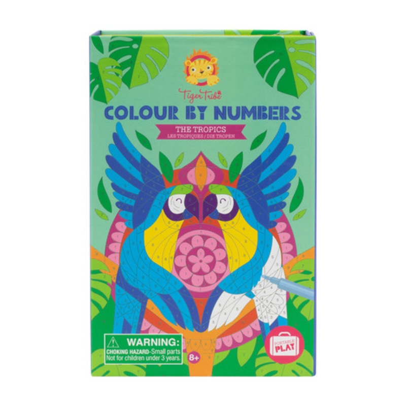 "Tiger Tribe Colour by Numbers - The Tropics"