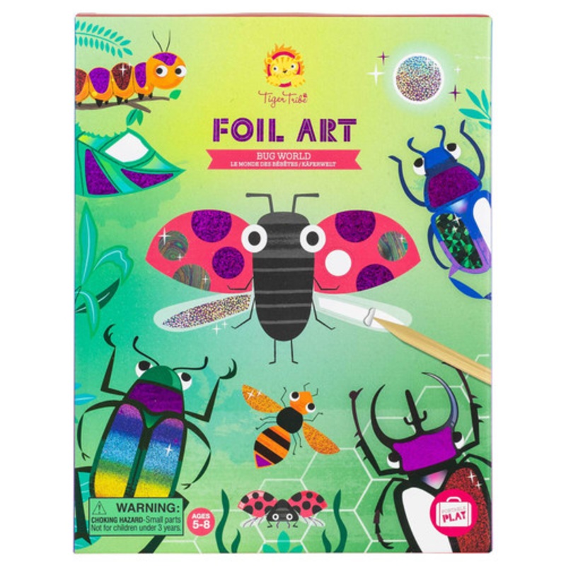 "Tiger Tribe Foil Art - Bug World"