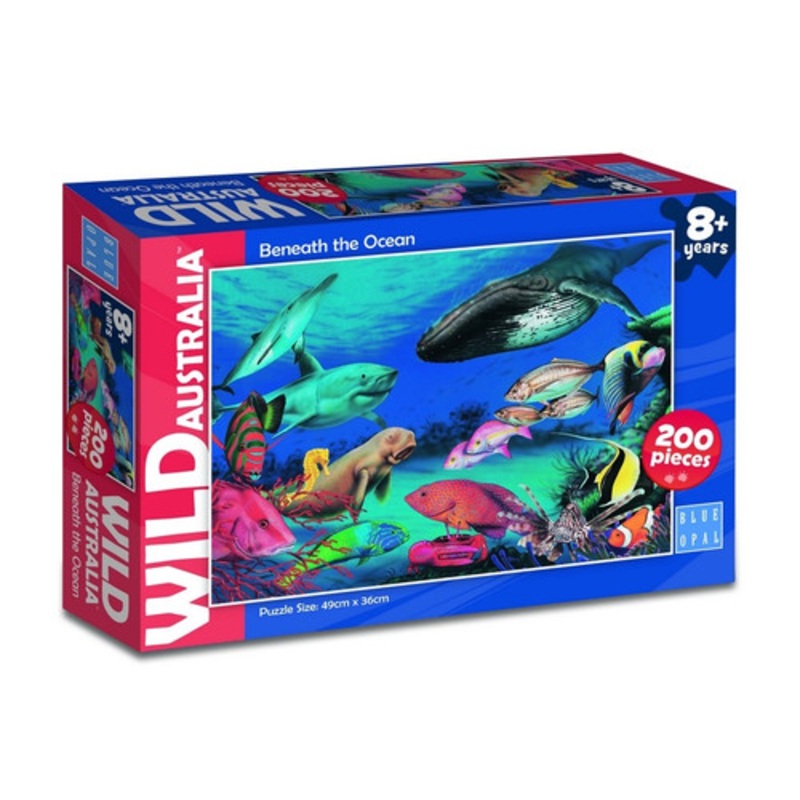 "Blue Opal 200pc - Beneath The Oceans Puzzle"
